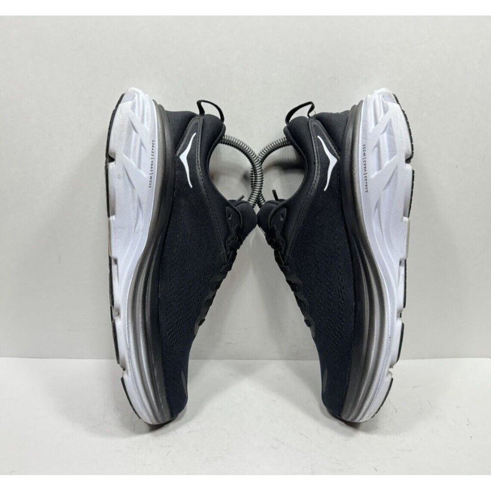 Hoka One One Black and White Athletic Shoes - Picture 5 of 8